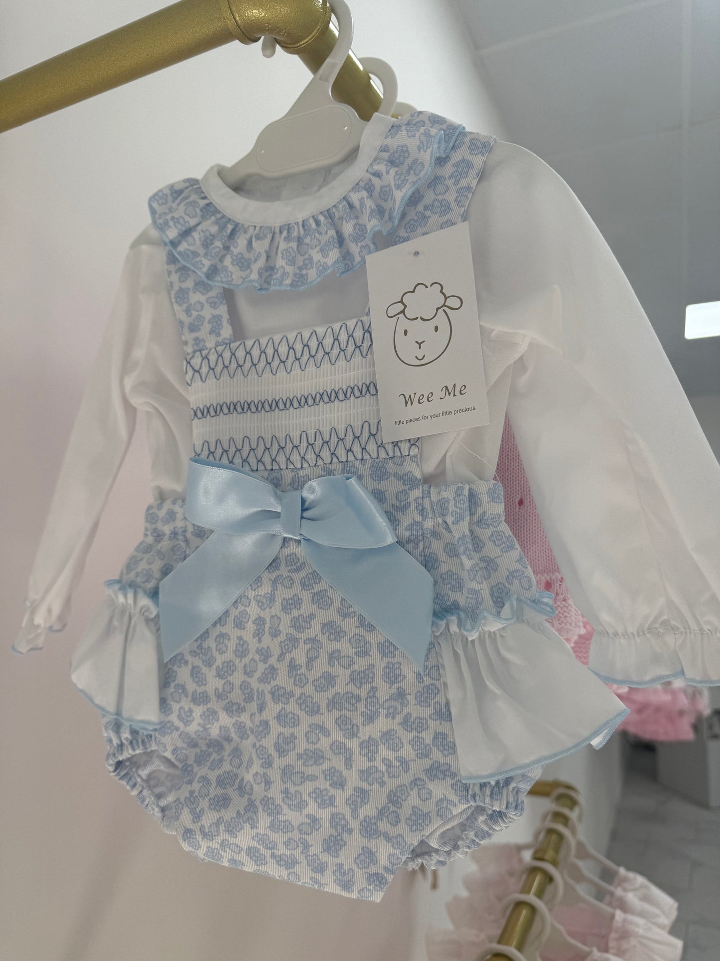 Weemee smocked romper