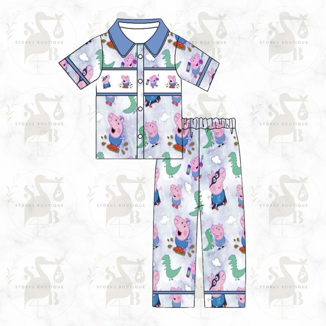 Little boy pig Dreams