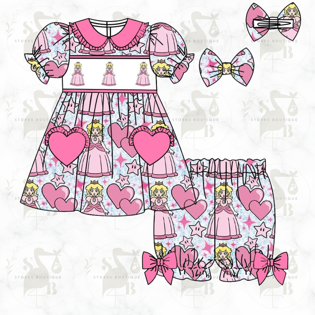 Baby peach pjs