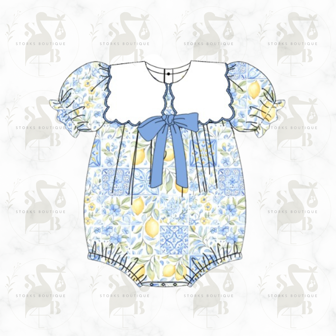 Capri bibbed Romper