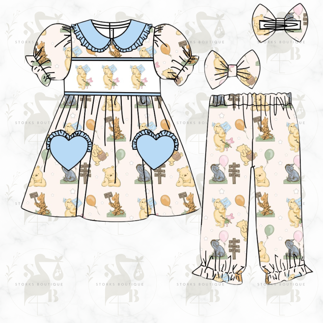 Winnie the Pooh blue pjs