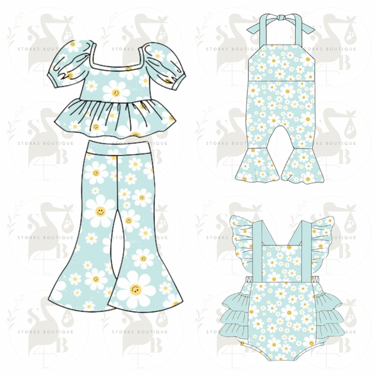 Darling Daisy- blue