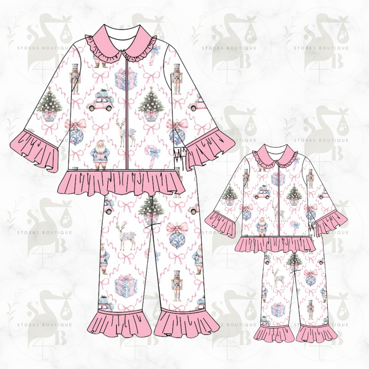 Mama & Mini - Pink Ribbons of Joy