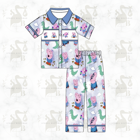 Little boy pig Dreams