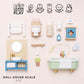 Bath room dolls house accessories
