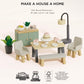 Dining room dolls house accessories
