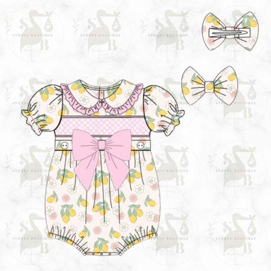 Loving Lemons Smocked Romper