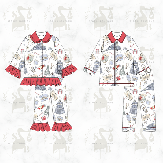 All Aboard Children’s matching pjs
