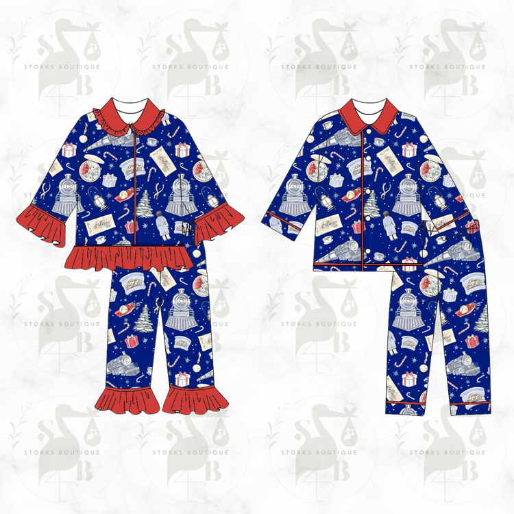 All aboard adults Pjs