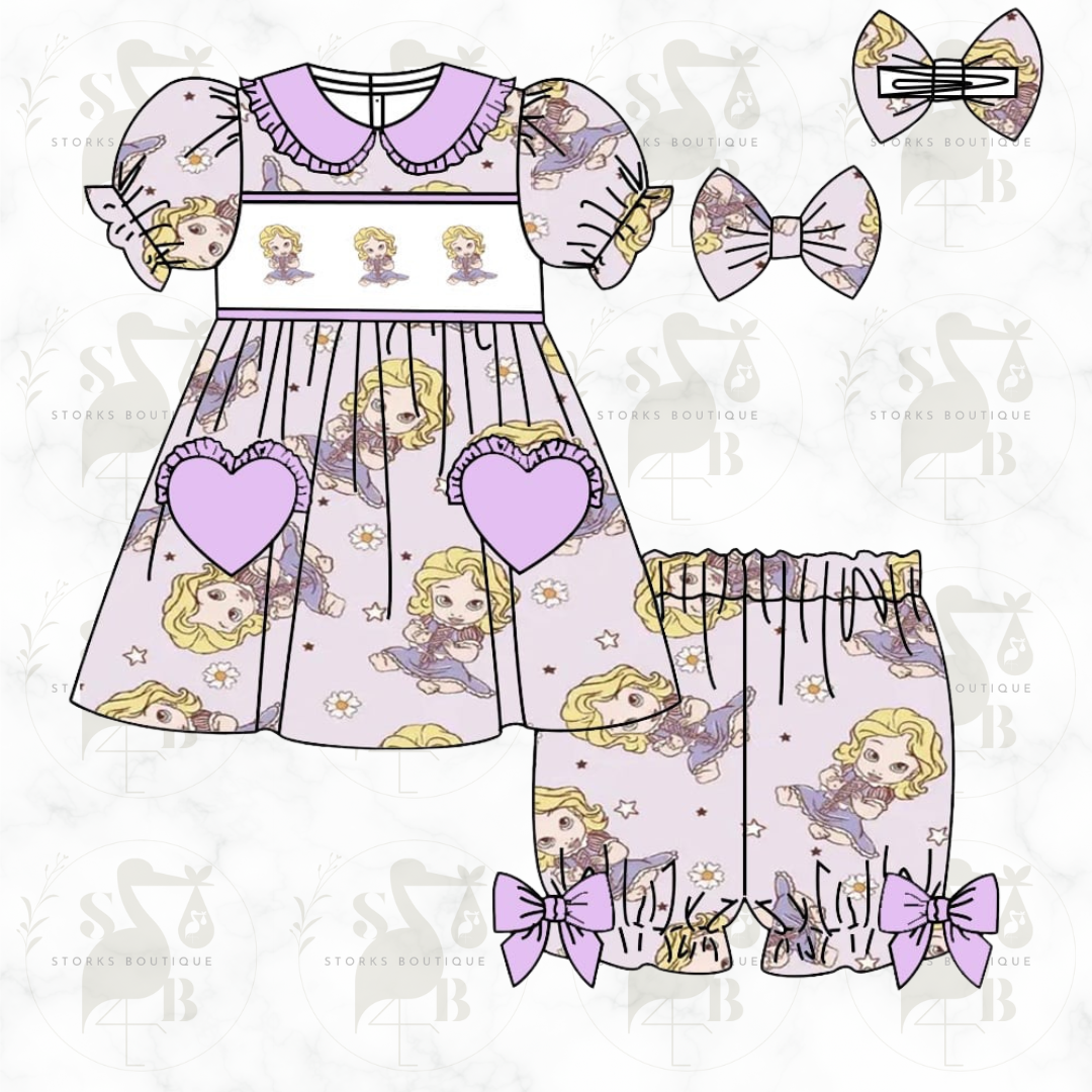 Baby purple pjs