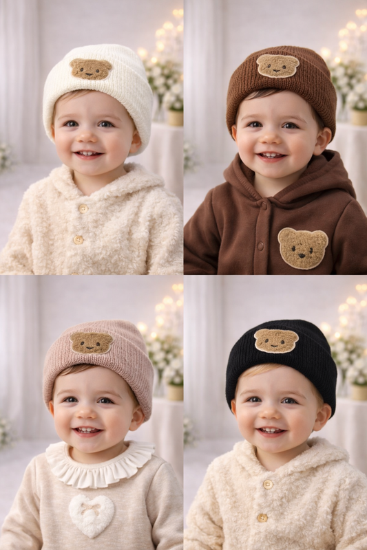 Bear Beanie - Neutral