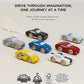 Classic wooden sports car set