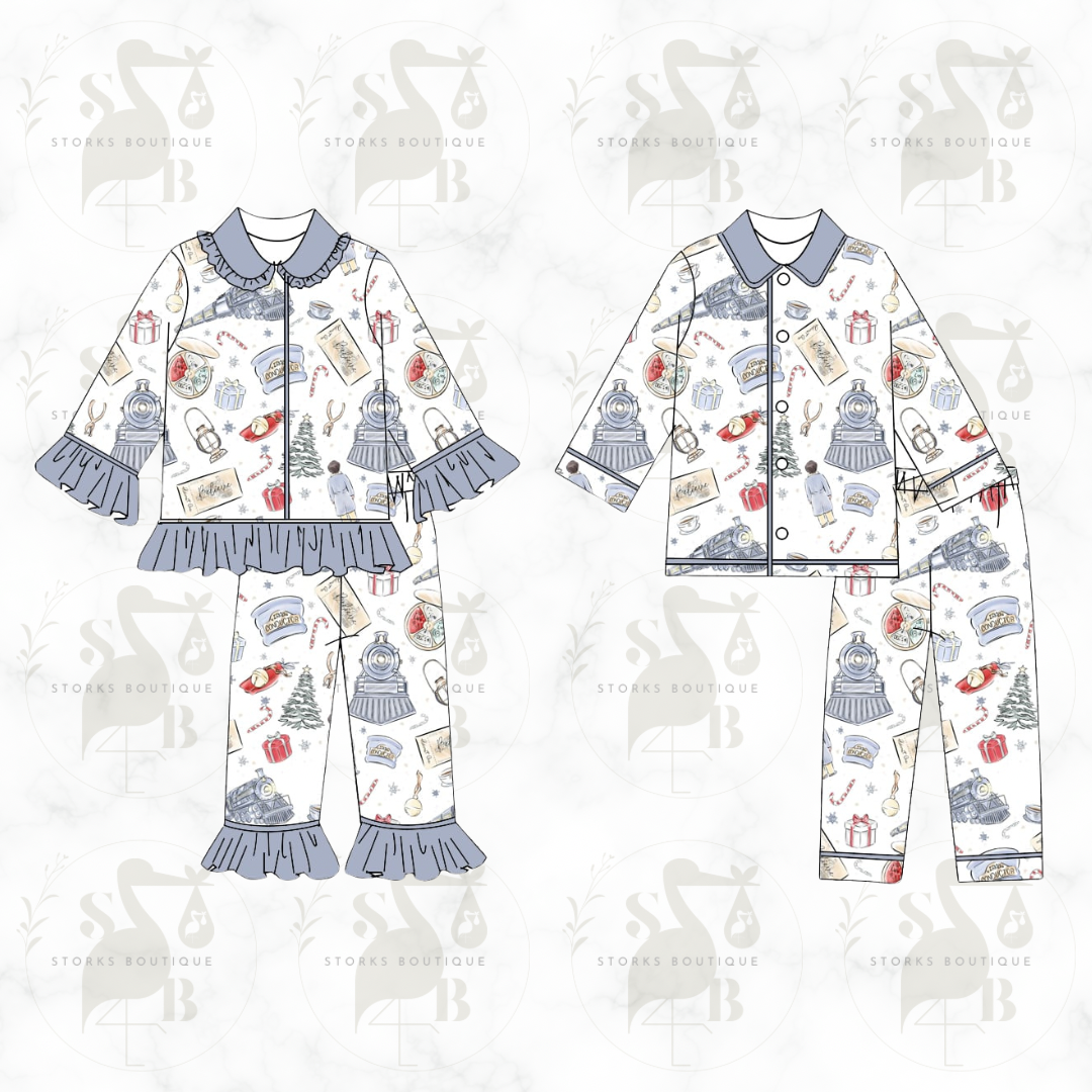 All aboard adults Pjs