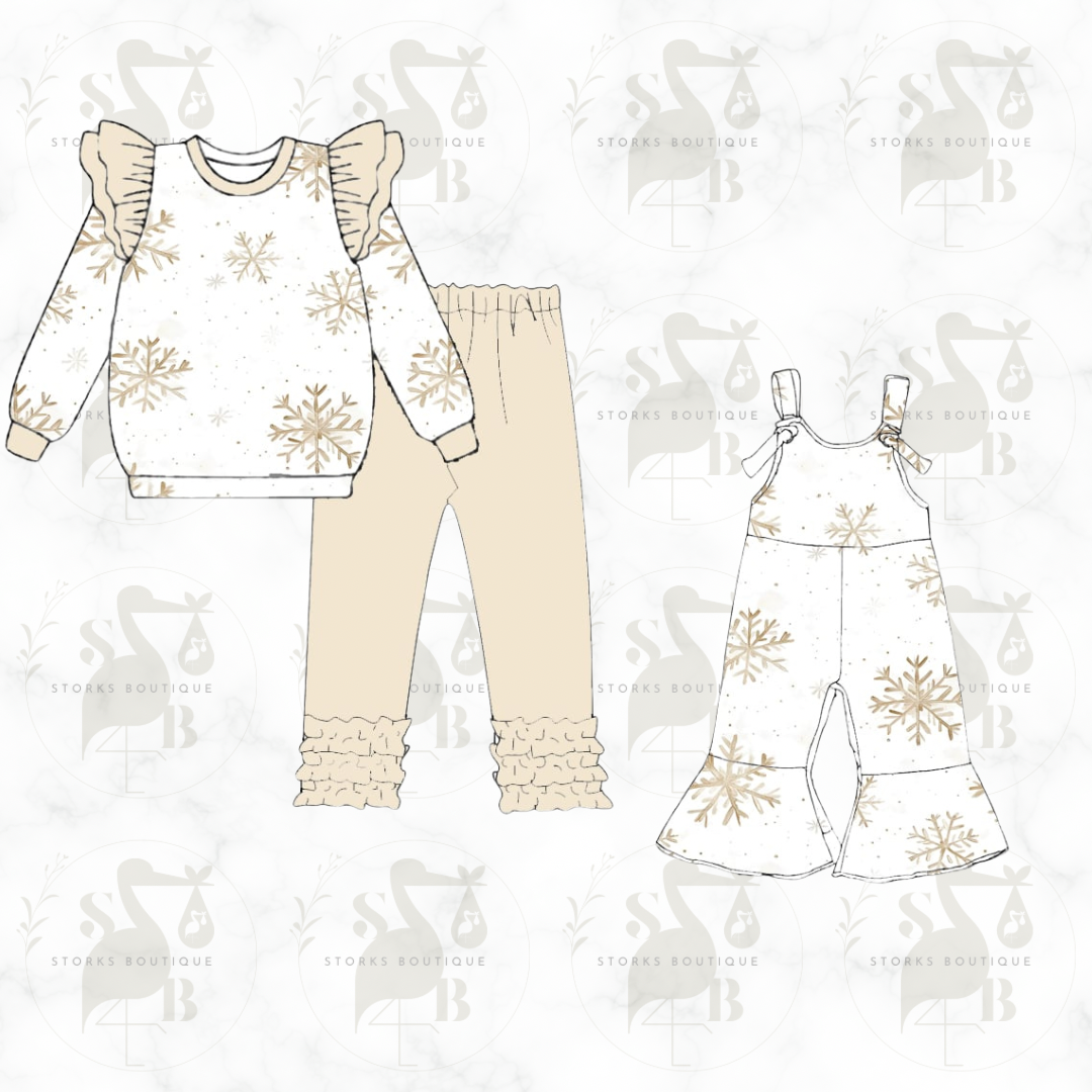 Golden Snowflakes