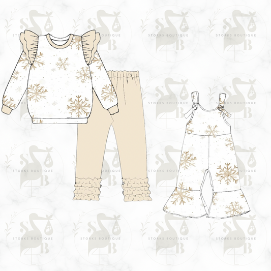 Golden Snowflakes