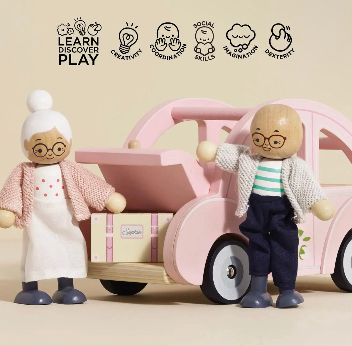Sophie’s dolls house toy car