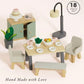 Dining room dolls house accessories