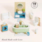 Bath room dolls house accessories