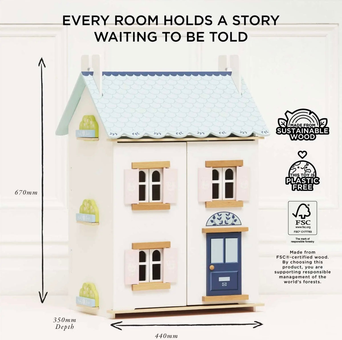 Bluebelle wooden dolls house