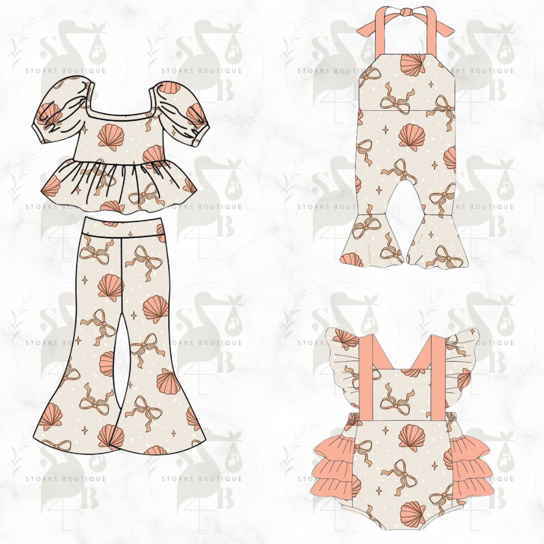 Beige shells