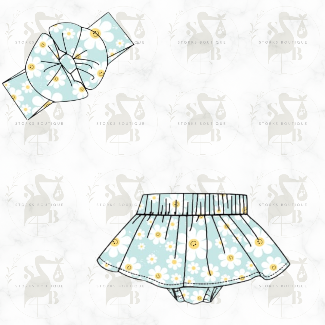 Darling Daisy- blue